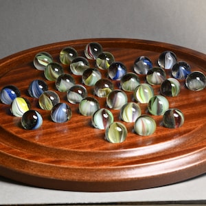 33 German Sparkler Marbles 3/4 Shooter&#39;s Set of 33, Collectible Marble Set. Board not included.