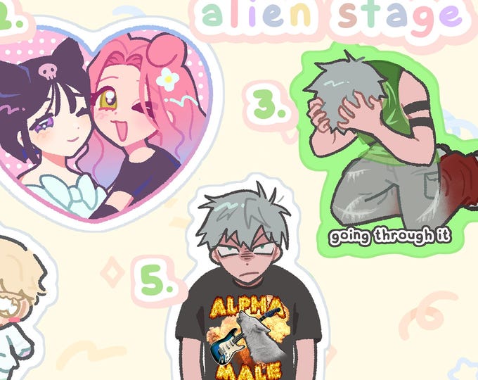 ALNST Vinyl Stickers - Etsy