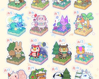 ACNH | 2.5" Vinyl Holo Stickers |