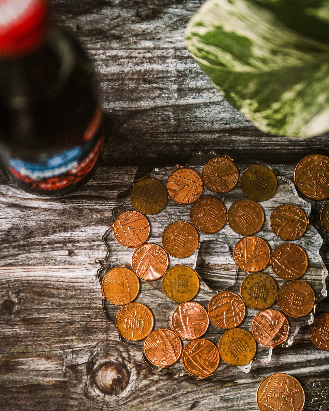 Handmade Resin Coin Coaster Etsy