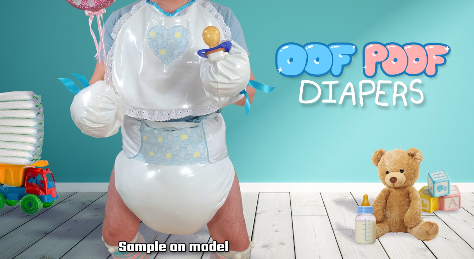 ABDL Oof Poof Costume Diaper Piece Super Soft Fleece Baby Etsy