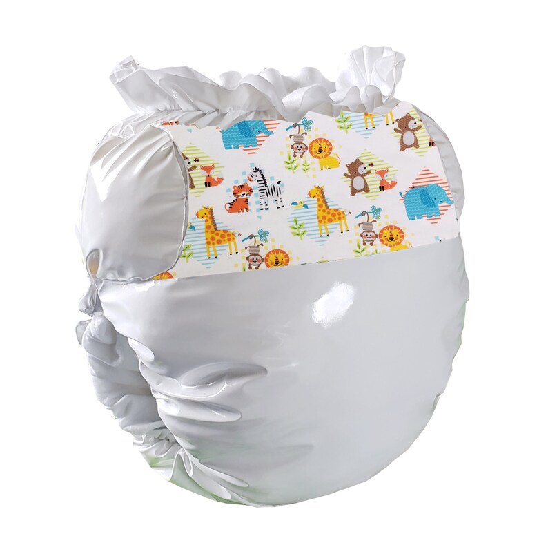 ABDL Diaper Baby Animals Shiny Oof Poof Costume Diaper Piece Etsy