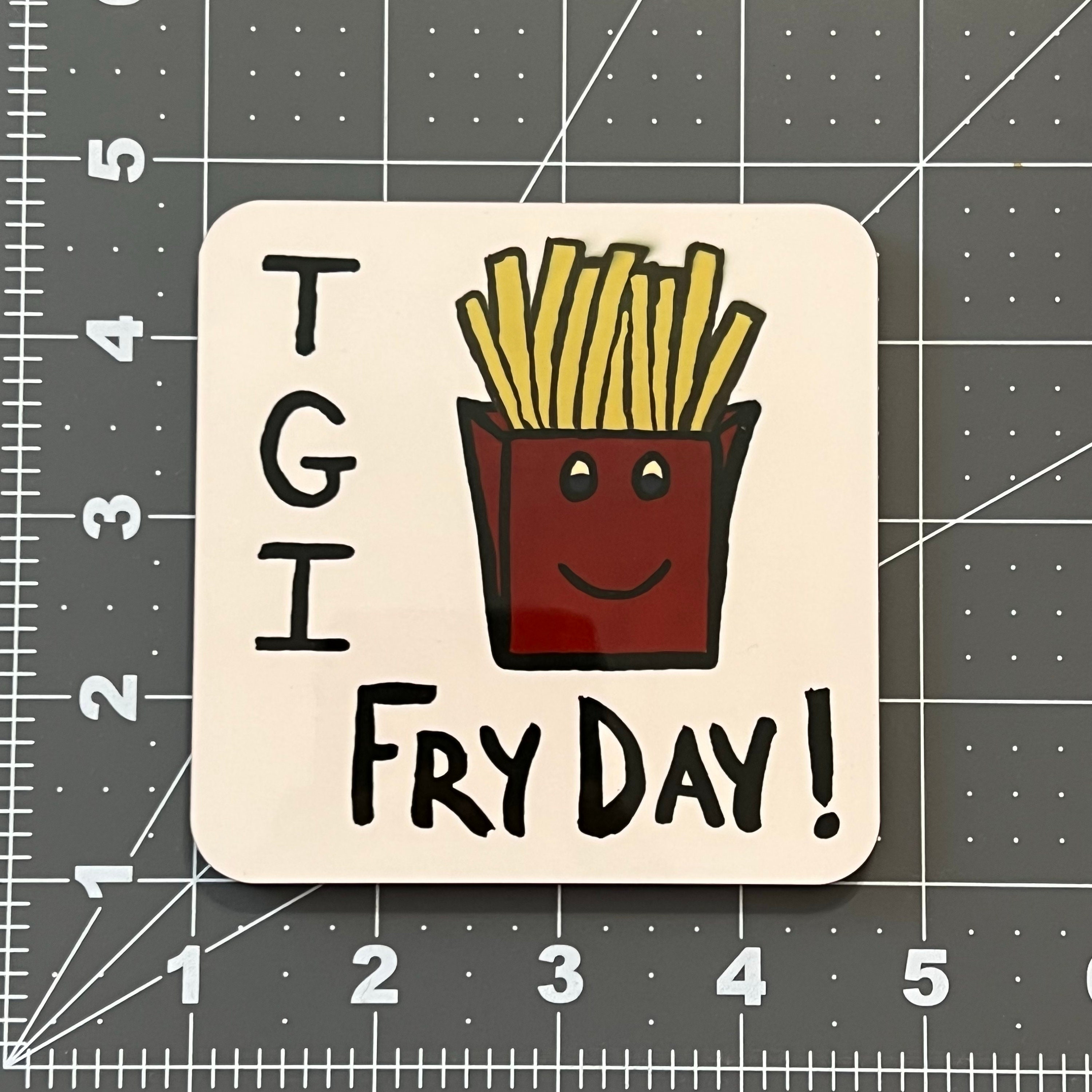 Coaster TGI Fry Day - Etsy
