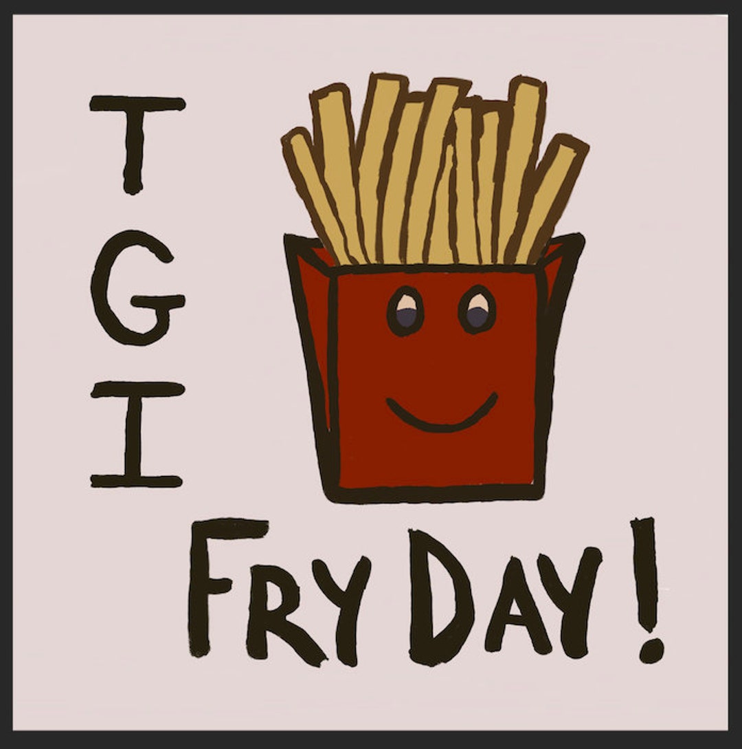 Coaster TGI Fry Day - Etsy