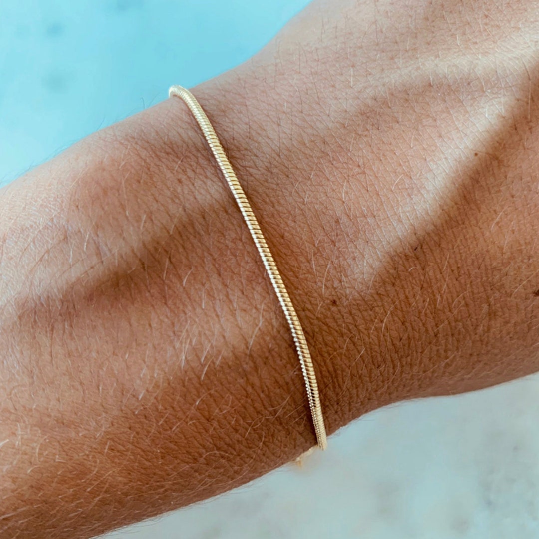 Permanent Jewelry Bracelet Minimal Everyday Bracelet Etsy