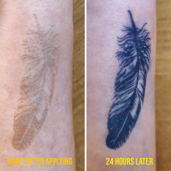 Lavish Semi-Permanent Tattoo. Lasts 1-2 weeks. Painless and easy