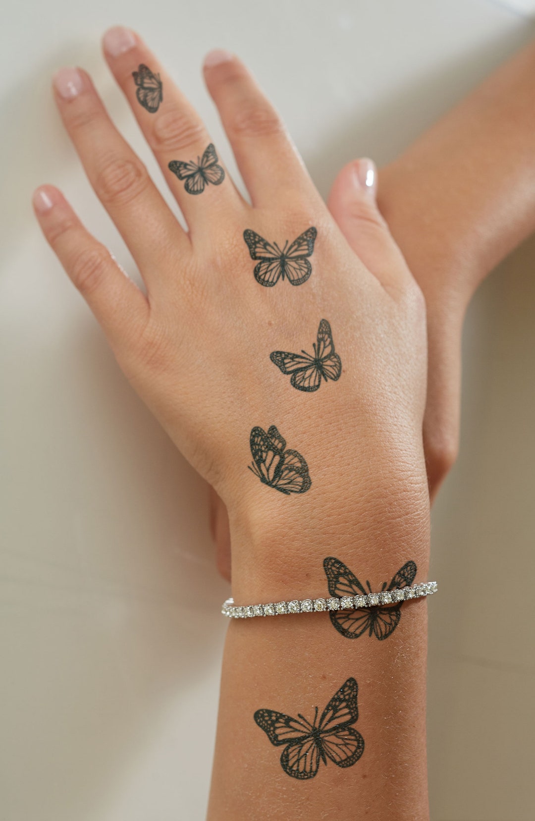 Butterfly Henna Tattoo Design