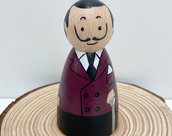 Salvador Dali peg Doll, Inspirational people, Little People Big Dreams, famous artists, educational resources, gift for art lover,