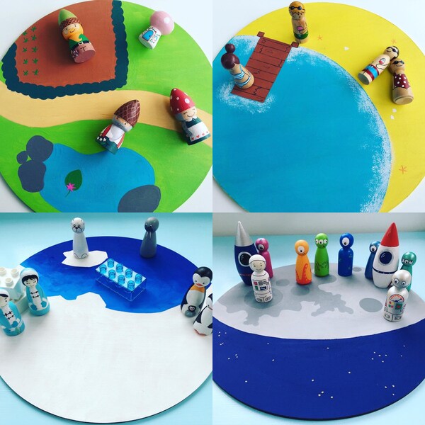 Wooden Garden Toys Etsy UK