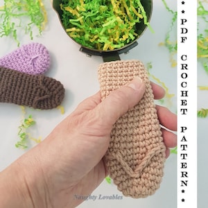 Patrón PDF para principiantes - Soporte para sartén caliente de ganchillo MADURO Willie the Dick, agarradera con forma de pene en miniatura, PATRÓN de ganchillo MADURO