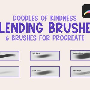 Pennelli per sfumare per Procreate / Aerografo per Procreate / Pennelli per sfumare morbidi / Pennelli per sfumare Procreate / Pennelli per sfocare