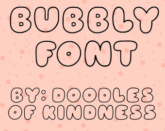 Bubble Letters - Etsy