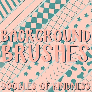 Background Brushes for Procreate by Doodles of Kindness