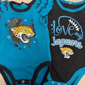 jacksonville jaguars girls onesies