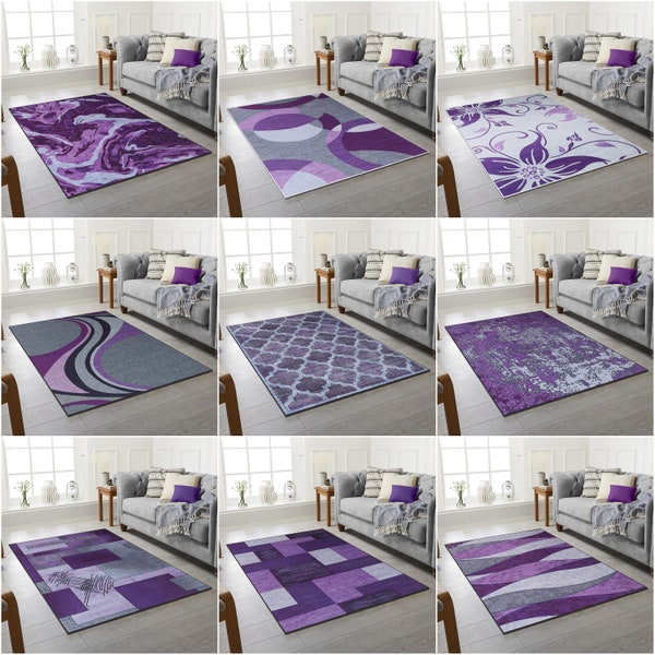 Non Slip Hallway Runner Rug Soft Living Room Bedroom Violet/Purple Carpet Kitchen Runners Floor Mat
