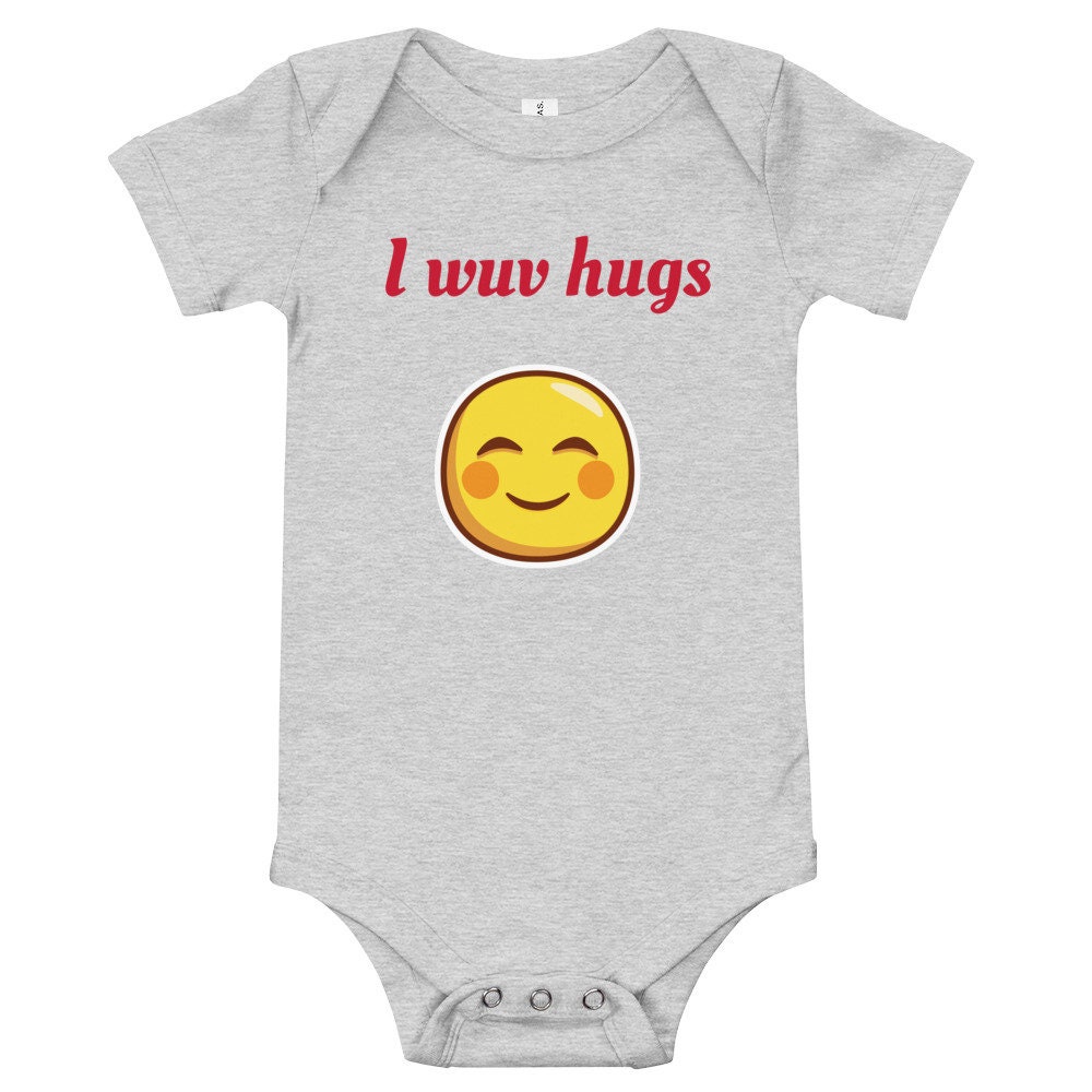 I Wuv Hugs Cute Baby Onesies Kids 