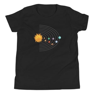 Solar system | planets | sun and planets | physics | kids t shirt | Youth Short Sleeve T-Shirt