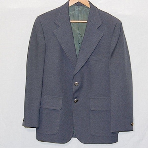 Vintage 1970s Towncraft Men&#39;s Blazer | Retro Mod Sportcoat | EUC 70s Disco Jacket | Check Measurements