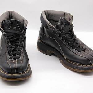 Vintage Doc Dr. Martens 9793 Ankle Boots Size UK 6 Men US 7 Black Leather 90s