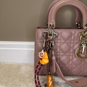 Coffee lover Rope Bag Charms,Stylish Bag Charm,Y2k Rope Purese Charm Bag Keychain Accessories