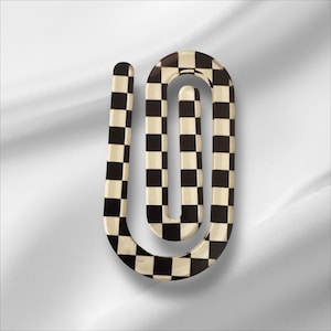 Acrylic Jumbo Paperclip - Colourful Large Clips for Organising and Creative Projects - Ideal for Scrapbooking & Office Use