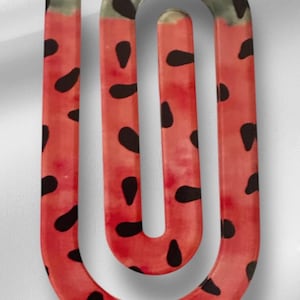 Acrylic Jumbo Paperclip - Colourful Large Clips for Organising and Creative Projects - Ideal for Scrapbooking & Office Use
