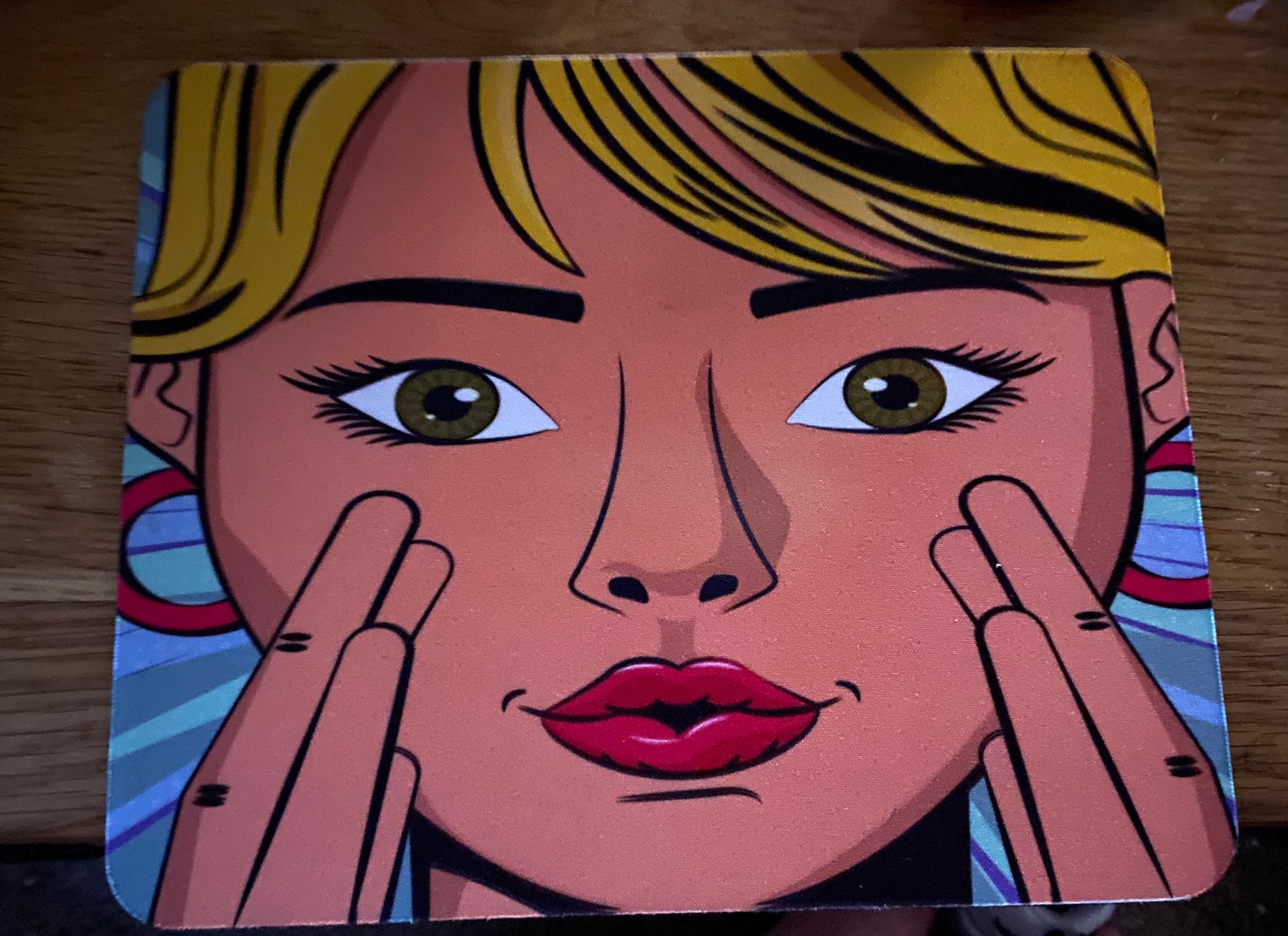 Pop Art Mouse Mat Etsy