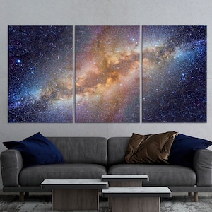 Space Wall Art Milky Way Canvas Print Stars galaxy Space Wall Art NASA print Astronomy gift Extra Large Wall Art Houswarming gift