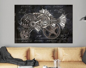Steampunk Wall Art - Etsy