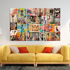 Graffiti wall art Graffiti Collage print Street art canvas Graffiti canvas Graffiti print Modern Street art print Abstract painting