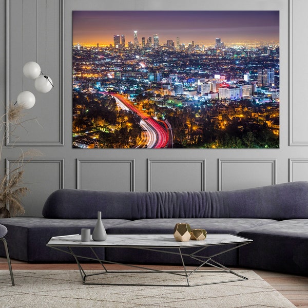 Los Angeles Wall Art Etsy