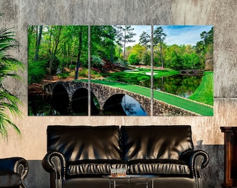 Augusta National Canvas Art: Amen Corner Golf Course Print