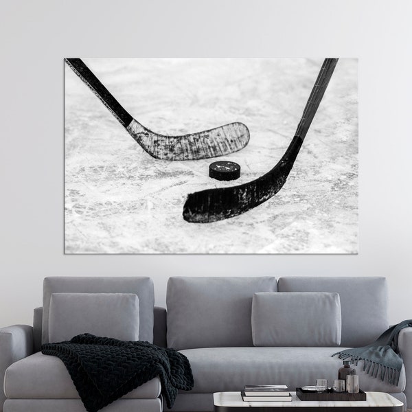 Hockey canvas wall art Sport print Boys room decor Hockey gifts Winter sport print Hockey wall art Sport wall Decor Hockey poster canvas