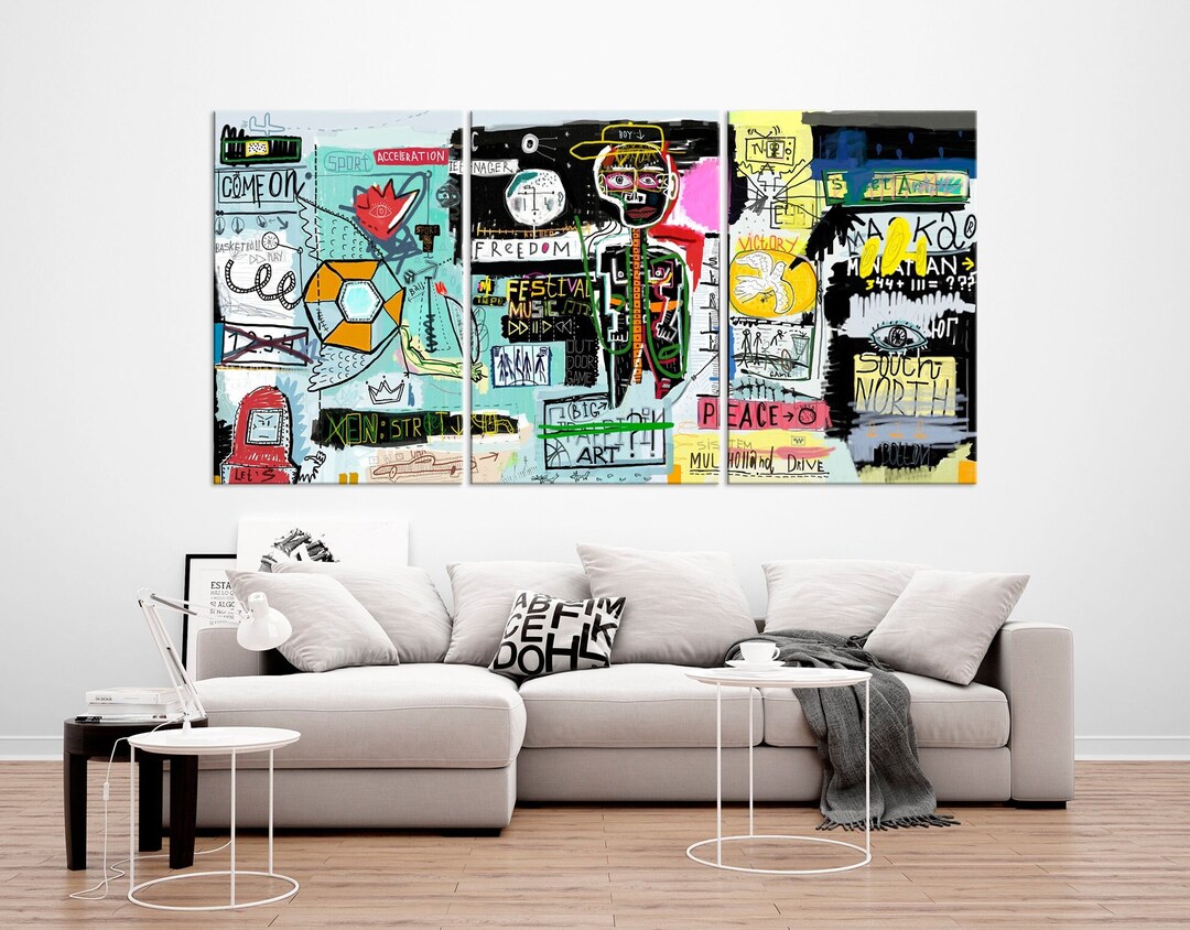 Street Art Canvas Print Abstract Graffiti Art Modern Wall Decor Extra ...