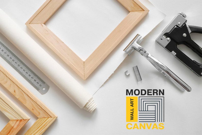 Canvas wall art stretching