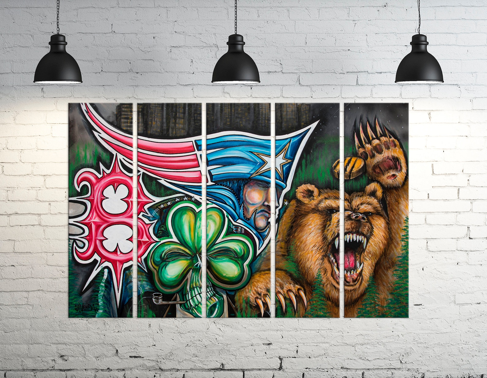 Boston Sports Wall Art Baseball Football Hockey Basketball Etsy