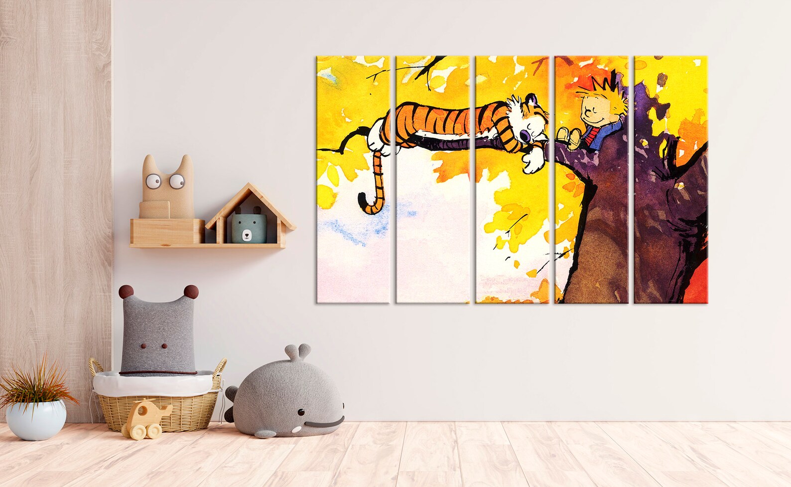 Cartoon Canvas Wall Art Playroom Decor Print on Canvas Cartoon Etsy
