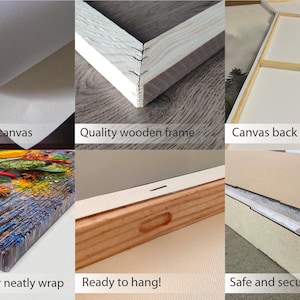Canvas wall art processing