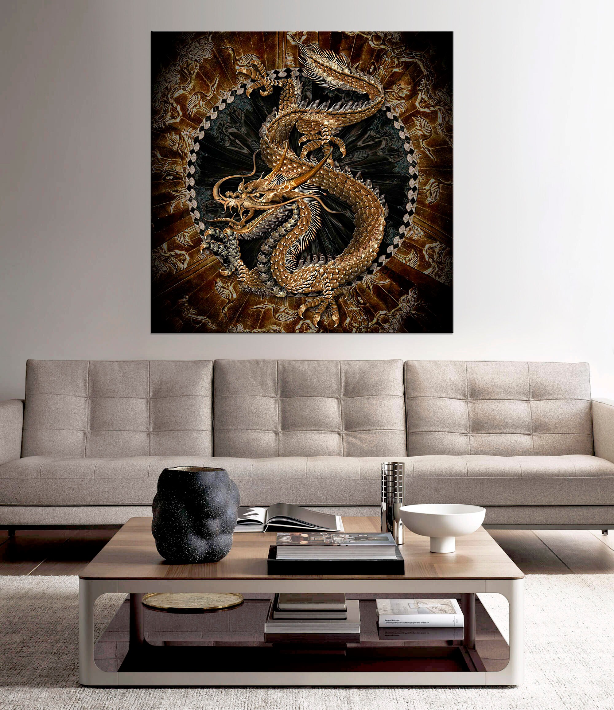 Dragon canvas wall art Dragon Kids Room decor Fantasy wall art Etsy