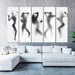 Nude Wall Art Large canvas art Sexy Girls Bedroom wall decor Female nude Naked Woman Erotic art Sexy woman print 5 panels set
