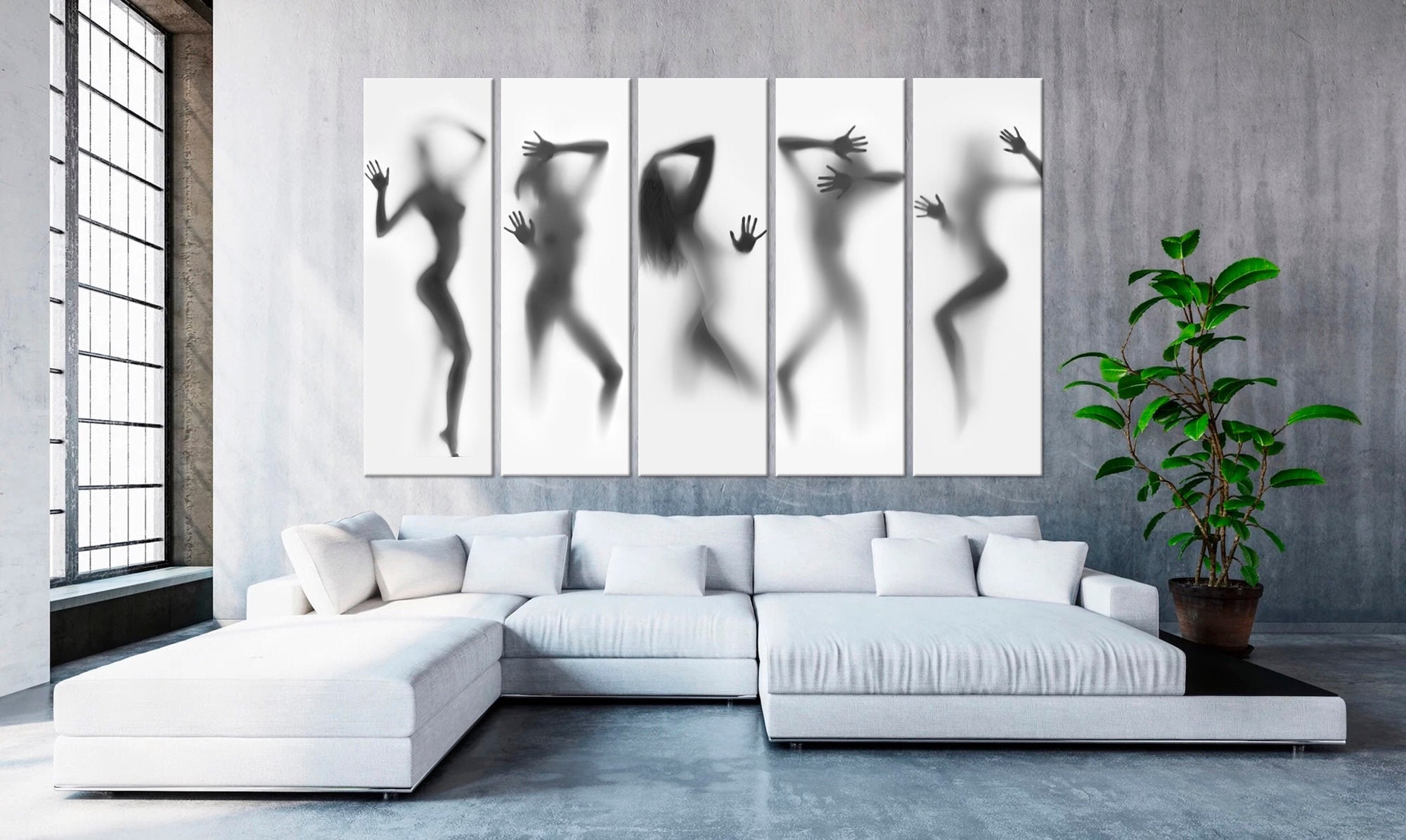 Nude Wall Art Large canvas art Sexy Girls Bedroom wall