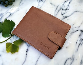 Personalised Non-Leather Wallet For Men and Women | Customized Faux Leather Wallet | Perfect For Vegans | Vegan Friendly Wallet | Best Gift