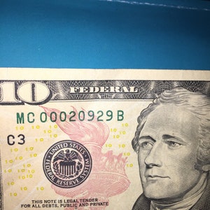 17 One Dollar Bill Flipper Repeater Serial Number Bc Etsy