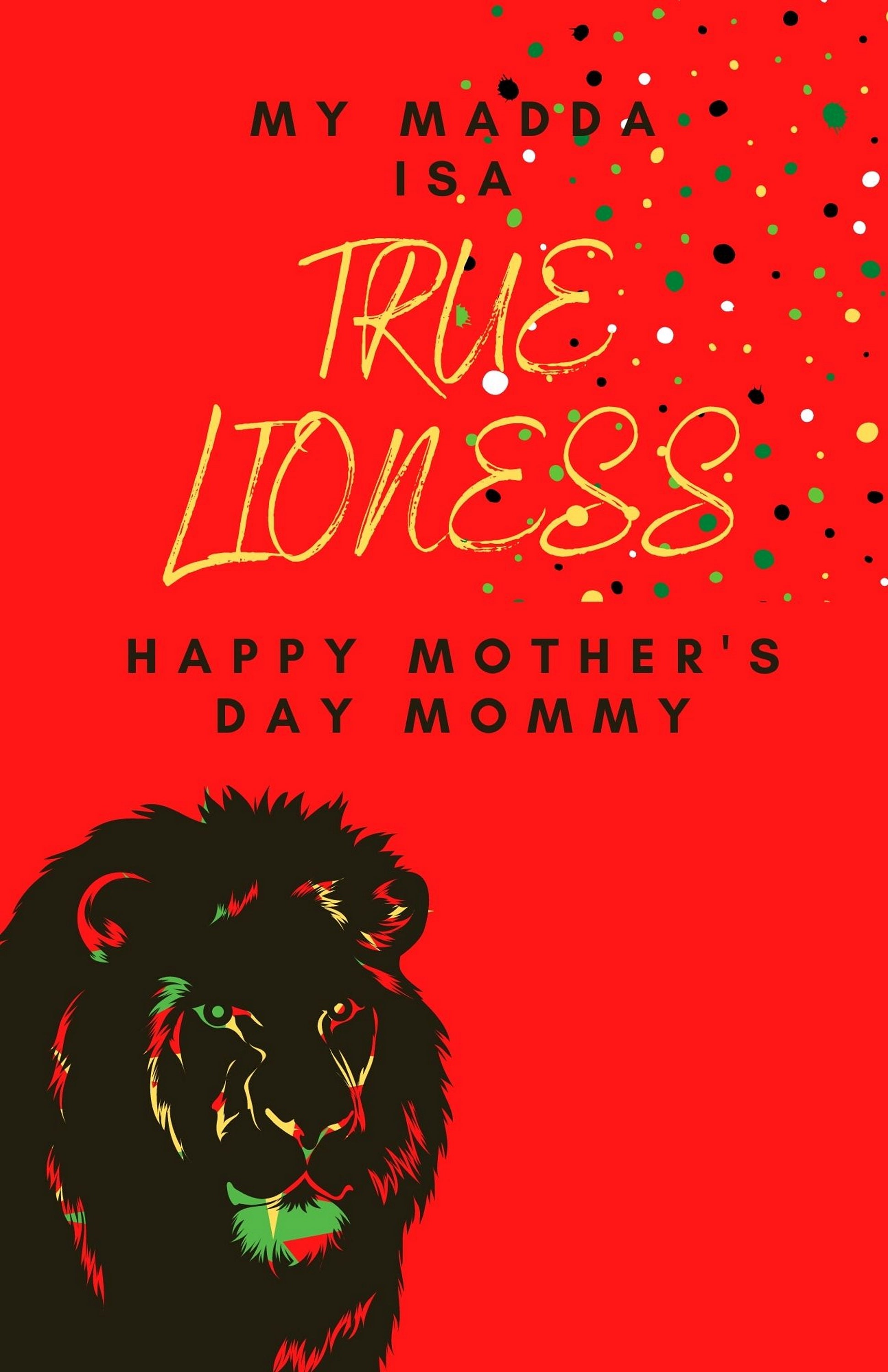 Printable Digital Jamaican Mother's Day Greeting Card Etsy
