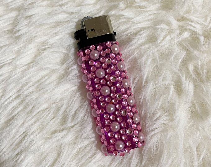 Hand Detailed Light Pink Bic Lighter Etsy