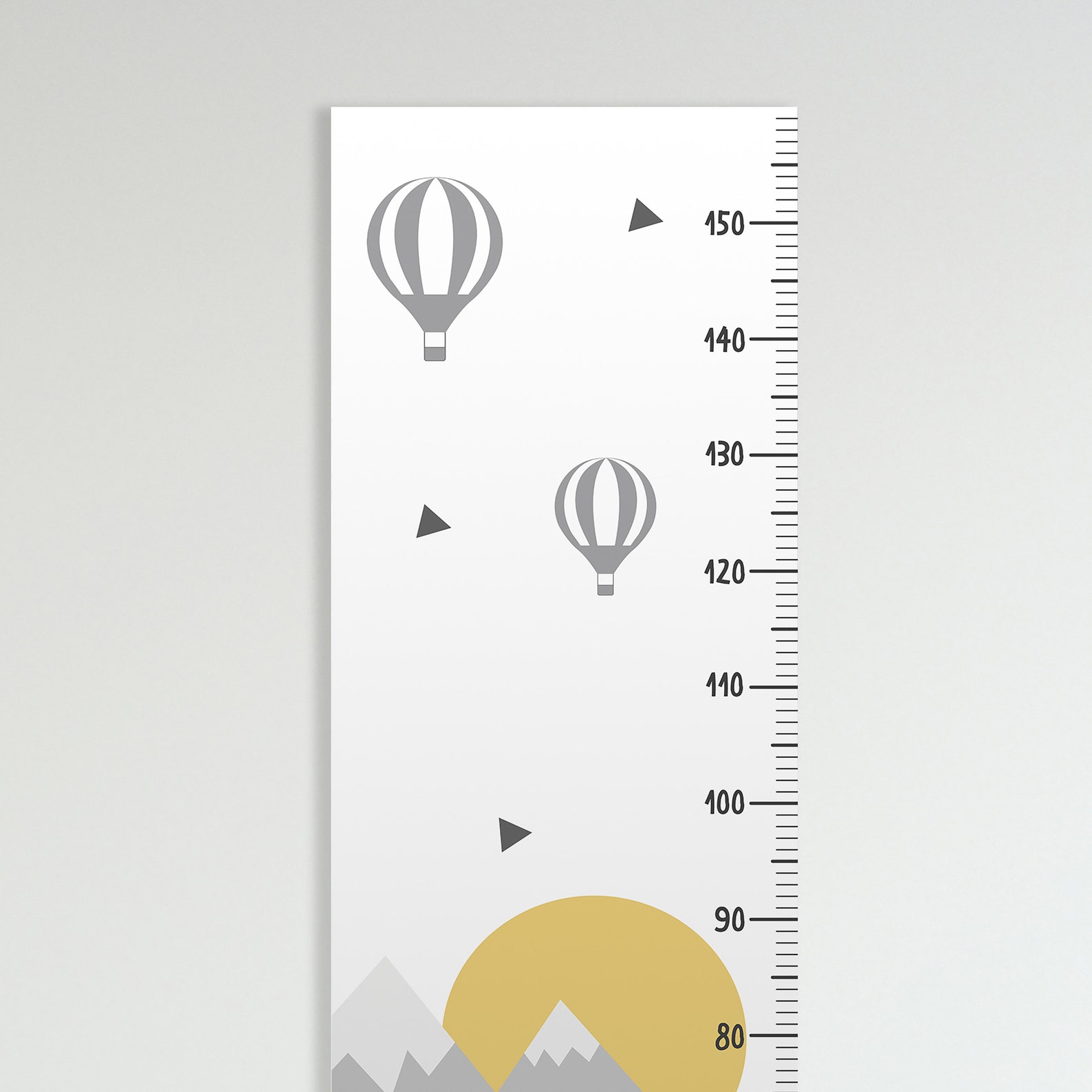Höhenmessgerät 2m Wandmontiert - Stadiometer Für Erwachsene & Kinder
