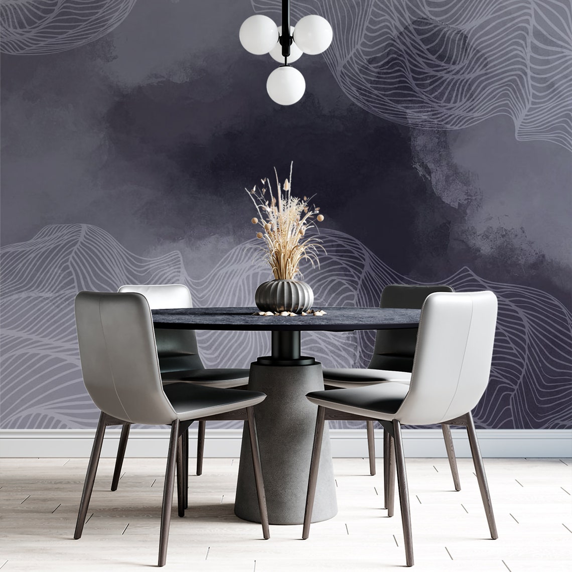 Geometric pattern Wallpaper Abstract background mural Mural | Etsy