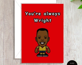 Ian Wright Arsenal Greetings Card