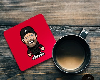 Jurgen Klopp Liverpool Coaster: Exclusive Gift for LFC Fan