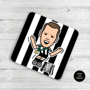 Dan Burn Cup Celebration Newcastle United Coaster